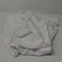 White Table Cloths Rectangle 60 x 84 - Tablecloths for 4 Foot Tables, Stain and Wrinkle Resistant Washable Fabric 