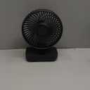 EasyAcc Small Oscillating Fan - 4000mAh, 5-23 Working Time, Rechargeable Desktop Air Circulate Fan with 4 Speed for Home Office