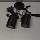 Christmas Snowflake Projector Lights Outdoor, Led Rotating Snowfall Show Lights Waterproof Landscape Decorative Christmas Light Lighting for Xmas Holiday Party Garden Patio Indoor Home Decoration Show (Black)