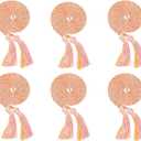2Pcs/ 6Pcs Graduation Multi Color Braided Honor Cords with Tassel for High School Bachelor Master Doctor 68" Long (6, Pink Gold)