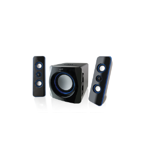 Ilive 2.1 BT Speaker System Wireless Bluetooth 2.1 speaker system with subwoofer (IHB23B)