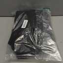 SOLY HUX Women's Quarter Zip Sweatshirt Collared Long Sleeve Drop Shoulder Pullover Tops Casual Fall Clothes Pure Black Small