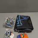 59 Pcs Laser Tag Birthday Party Supplies, Neon Laser Tag Themed Party Decoration Laser Tag Backdrop Balloons Cake Cupcake Topper for Kids Laser Tag Shooting Game Themed Party Decor