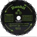 Dunhil 9" x 36 Teeth Carbide Tipped Blades & 9" x 20T Chainsaw Tooth Cutter,Round Chainsaw Tooth Brush Blades with 2 Set Adapter Kits for Weed Eater, Cutter, Trimmer