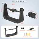 KDD Desktop Projector Mount - Ceiling/Wall Mount Projector with 360Adjustable - Universal Stand for LED Video Camera - Mini Wall Mounted Holder for Home Office School