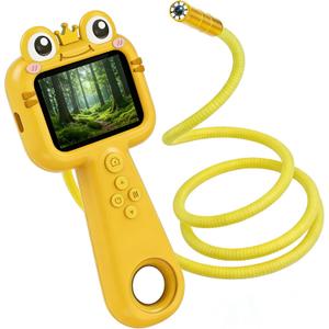 Borescope Kids 2.4-Inch High-Definition Screen Kids Borescope,2H Battery Life Kids Borescope Camera With Light,Outdoor Camping Magnifying Glass Exploration Toy,Suitable For Birthday Gifts For Children