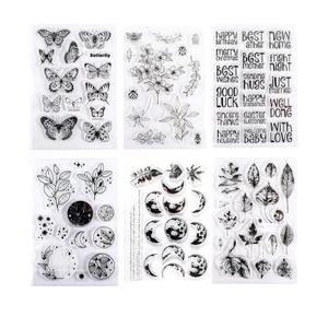 3 Set 2025 Mother's Day Stamps and Dies for Card Making,Stamps and Dies Sets for DIY Various Festivals Album Scrapbooking Birthdays Greeting Card, Pack of 4