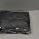 Amazon Basics Lightweight Pleated Bed Skirt, Queen, Black, Solid