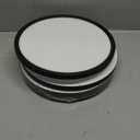 TALOYA LED Flush Mount Ceiling Light 4 Pack Black 12 Inch 5000K Round 24W Simple Lamp for Kitchen Garage Low Ceilings Areas ETL Listed