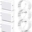 for iPhone Fast Charger【MFi Certified】 3 Pack 20W PD USB C Wall Charger Adapter with 6FT USB C to ightning Cord Fast Charging Cable Compatible with iPhone 14/ 13/ 12/ 11/ Pro/ Pro Max/ Xs/ Xr/ X, White
