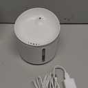 DOGNESS D03 Pet Water Fountain, Healthy and Hygienic Drinking Fountain Super Quiet Flower Automatic Electric Water Bowl for Dogs, Cats, Birds (1L, White)