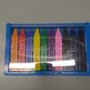 Melissa & Doug Jumbo Triangular Crayons - 10-Pack, Non-Roll, Flip-Top Case