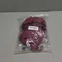 Scarlet Darkness Corset Top for Women Teens Square Neck Short Sleeve Peasant Blouse Red Plum M