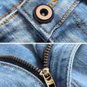 Ylingjun Ripped Jeans for Mens Slim Fit Stretch Skinny Jeans (Blue)