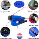 resqme Pack of 2,The Original Emergency Keychain Car Escape Tool, 2-in-1 Seatbelt Cutter and Window Breaker, Made in USA, Pink - Compact safety hammer