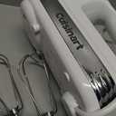 Cuisinart Power Advantage 5-Speed Hand Mixer, 220W-Motor Hand Blender Electric Mixer with 5 Speed Settings, Extra-Long Dishwasher-Safe Beaters, 60-Inch Swivel Cord, HM-50, White