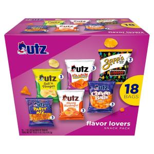 Utz Flavor Lovers Mix Variety Pack, 18 ct, 1oz. Bags (EXP 06/22/26)
