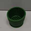 Dog Slow Feeder Lick Bowl with Suction Cup - Honeycomb Dog Lick Mat for Anxiety Relief - Non-Slip Cylindrical Pet Licking Bowl for Grooming, Training - BPA Free Silicone for Small to Large Dogs