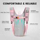Nepest Kids Hydration Backpack, Mini Water Backpack with 1.5L Water Bladder for Hiking Cycling Running