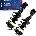 KAX Front Struts Complete Assembly For Element 2003 2004 2005 2006, Element Front Struts Quick Suspension Shocks with Coil Spring Assemblies, 172136L 172135R Full set of 2 SAA127