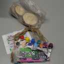 KIRKOTOY Wooden Crafts Kit for Kids-Glow in The Dark-Arts & Crafts Gifts for Boys Girls Age 6-12, 24 Wood Slices with Painting Craft Activities Kits, Creative Art Toys for 6 7 8 9 10 11 12 Year Old