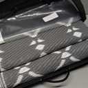 Smiry Outdoor Rug 5x8 ft, Waterproof Reversible Plastic Straw Rugs, Boho Outdoor Area Rug, Outside Floor Mat for Patio, Backyard, Deck, Picnic, Beach, Camping, Grey