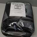 FH Group All Purpose Flat Cloth Car Seat Covers for Bucket Seats, 2 Piece Universal Fit, Washable Seat Covers for SUV, Sedan, Van - Front Set Beige (Front Set without Floor Mat)