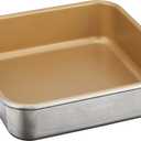 Nordic Ware Naturals Aluminum Non Stick 9x9-Inches Square Cake Pan