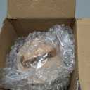 WHJY 1/2 Gallon Glass Jars with Wood Lids Flour Sugar Storage Containers for Kitchen Pantry Large Airtight Clear Canister for Coffee Bean Snacks Dried Goods