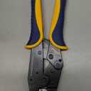 haisstronica Crimping Tool For Heat Shrink Connectors-AWG 26-10 Ratchet Wire Terminal Crimper-Ratcheting Crimper Tools-Available For Insulated Nylon Connectors and Electrical Wire Connectors HS-8327