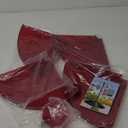 iBorn 19.5-inch Hummingbird Feeders Baffle, Weather Guard, Hanging Bird Feeders Protect, Red, Pack of 1