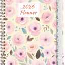 2026 Planner, Weekly and Monthly Calendar Academic Planning Book, Jan 2026 - Dec 2026, Agenda Calendar Planner for Office Supplies and Desk Accessories - A5 (6.3" x 8.5") (Blush Blooms)