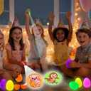 Easter Party Favors for Kids , 24 Pack Easter LED Light Up Finger Lights Easter Basket Stuffers for Kid Boys Girls Easter Egg Hunt Filling Treats Easter Basket Stuffers Easter Party Favor