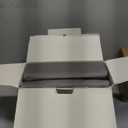 Mayfair Linen King/California King Duvet Cover, 600 Thread Count Sateen 3PC Egyptian Cotton Duvet Cover Set, 100% Cotton Comforter Cover, 2 Pillow Shams, Zipper Closure, 7 Corner Ties - (Dark Grey)