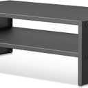 Pholiten Monitor Stand Riser, Desktop Stand, Computer Stand, Ergonomic Design, Two-Level Design, Desktop Organization, Keyboard Smartphone Storage, Printer Stand, Display Stand, 16.5 x 9.3 x 5.6