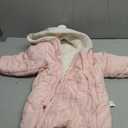 Baby Girls Boys Snowsuit Newborn Winter Clothes Jumpsuit Romper Infant Hooded Fleece Coat Jacket Outwear (18-24 Months, Pink)