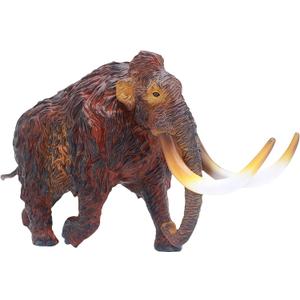 Gemini&Genius Brown Mammoth Animals Action Figure Toys for Kids