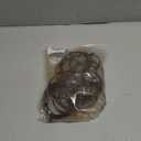 Openable Curtain Rings with Clips,3inch Inner Diameter,Heavy Duty Rustproof Metal Decorative Vintage Drapery Rings Curtain Clips Rod Hangers Door Curtain and Shower Curtain Rings Black Zocang