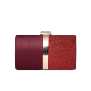 CARIEDO Evening Clutch for Women, Evening Bag Crossbody Bag Wedding Bridal Purse for Cocktail Party Prom, red