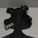 Tactical Dog Harness for Large Dogs, Heavy Duty No Pull Military Service Vest with Control Handle & 4 Patches, Adjustable Reflective Soft Padded Pet Harness for Training Walking Hiking (Black, L)