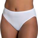 Fruit of the Loom Women's Breathable Underwear, Moisture Wicking Keeps You Cool & Comfortable, Available in Plus Size (8, Micro Mesh - Hi Cut - 6 Pack - Colors May Vary)