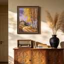 Golden State Art 14x18 Picture Frame Brown Gold Trim Fits 11x14 In Photos, 14x18-1 Pack