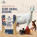 Premium Hemp Bedding for Chicken Coops 285L (~10 Cu Ft usable Volume) - Made in USA - Ideal Nesting Material for Newly Hatched Chicks, Brooder Cover, Small Pet Bedding - 30lbs, 1-Pack