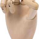 Falling in Art Wooden Hand Model, 10Inches Right Hand Mannequin Figure for Jewelry Display and Decoration