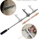 Flame Broiler Adjusting Bar for Pit Boss Sear Plate Mod Upgrade Kit for Non-Rod Models, Fits Austin XL(PB1000XLW1), PB820PS1, PB700FB and More, Pellet Grill Smoker Accessories & Replacement Parts