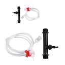 3/4 inch Venturi Injector, Venturi Fertilizer applicator for drip Irrigation Equipment That Draws in Fertilizer in Agricultural Irrigation Systems, 2 Sets