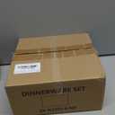 Pasta Bowls Set of 6, Tempered Glass Salad Bowls, 7-4/5-Inch Round Serving Bowls, Microwave & Dishwasher Safe Glass Bowls Set