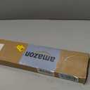 No Drill Blinds for Windows 1" Vinyl L-Shaped Slats Cordless Mini Blinds for Home, for Window Size 25" W  48" H Black