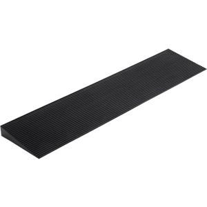 Threshold Ramp 1.6" Rise, 35.4" Wide Non-Slip Rubber Door Entry Ramp Doorways Driveways Bathroom Raised Landings for Wheelchairs, Scooters, Walkers and Power Chairs