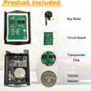 Key Fob Replacement Fits for 2010-2013 Mazda 3 Sedan Mazda 6 / 2007-2013 Mazda CX-9/ 2006-2015 Mazda MX-5 Miata Keyless Entry Remote Control BGBX1T478SKE12501